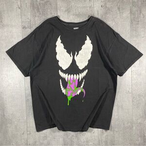 Y2k Black Venom Marvel Tee Shirt